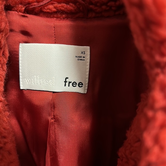 Aritzia Wilfred Free Sherpa Coat - Picture 2 of 5